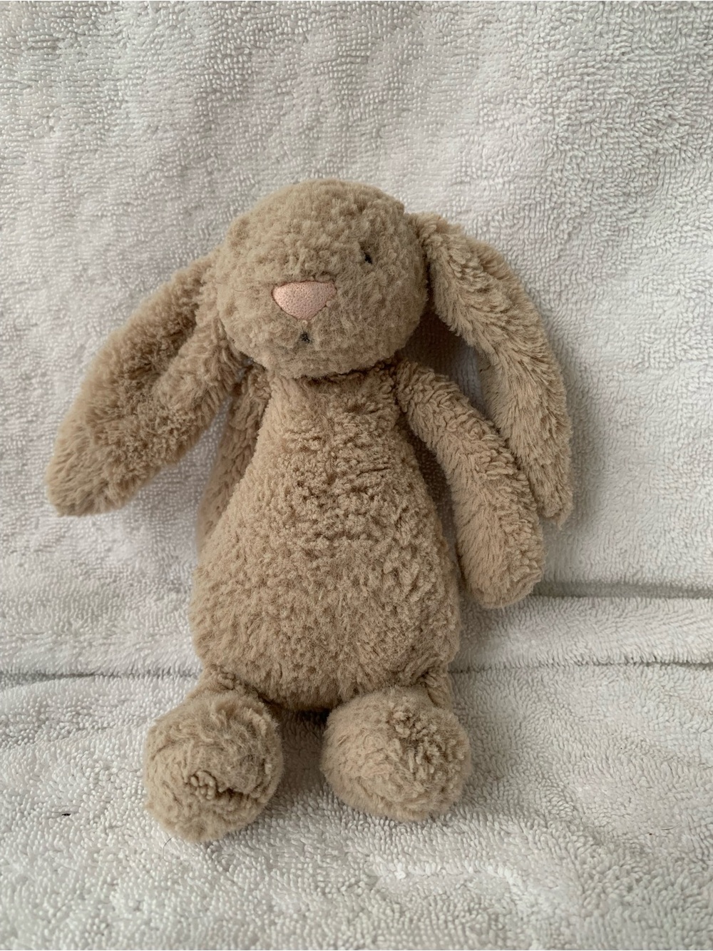 Jellycat Bashful Beige Bunny Plush Floppy Ears Small 7"